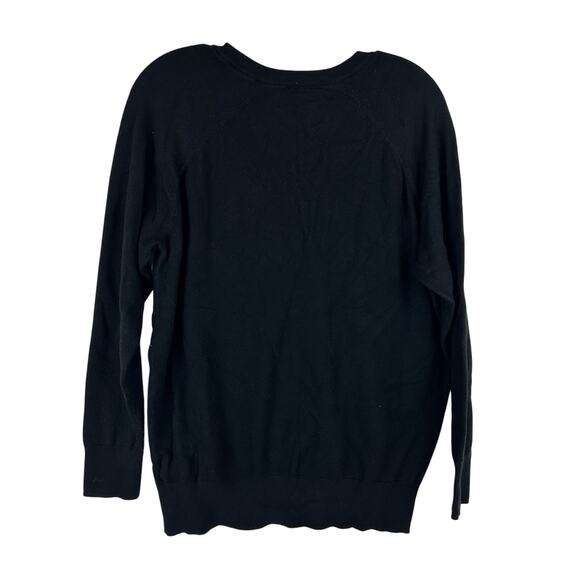 Torrid Everyday Soft V-Neck Long Sleeve Black Sweater Size Large Business Casual - Picture 2 of 6